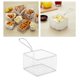 thumbnail image 4 of de aceite de cocina de acero inoxidable, canasta de comida, de espagueti para freír, colador de pasta de cocina, canasta de refrigerios - Cuadrado Sunnimix canasta colador de pasta, 4 of 8