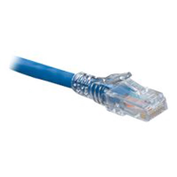 Leviton eXtreme SlimLine - Patch cable - RJ-45 (M) to RJ-45 (M) - 7 ft - UTP - CAT 6 - IEEE 802.3af/IEEE 802.3at - booted, snagless, stranded - blue
