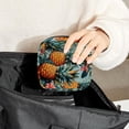 thumbnail image 6 of 1Pc Cute Period Bag Menstrual Cup Pouch, Large Storage Bag Sanitary Purse for Sanitary Napkin Pads, Pineapple Aesthetic Pattern Pads Organizer for Girls Women, 6 of 6