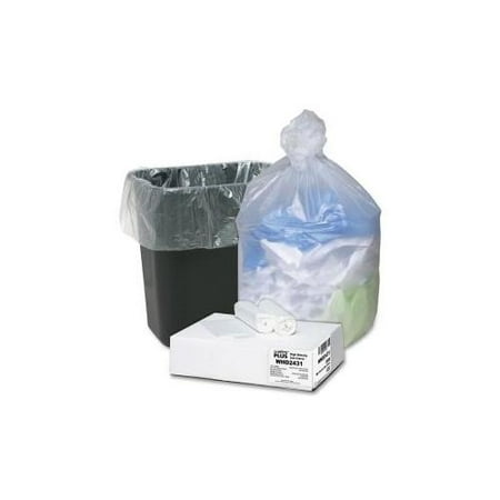 WEBSTER INDUSTRIES Can Liners, 16 Gallon, 24x33, 200/CT, Translucent