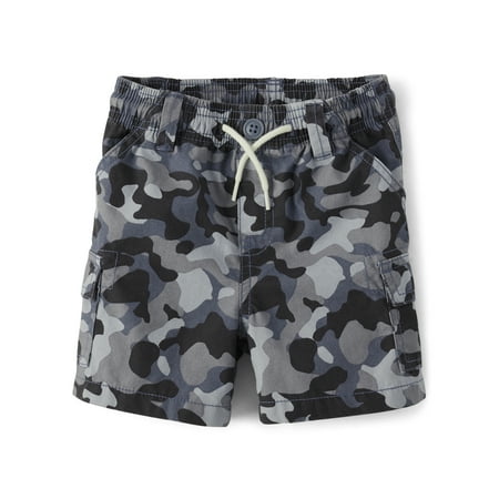 The Children's Place Toddler Boys Camo Pull-On Cargo Short, Sizes 2T-5T