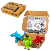 Stikbot Mega Monsters Cerberus, Gigantus and Scorch Action Figure Set, 3 Pieces