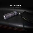 thumbnail image 3 of Mini Porte-Clés Portable Extérieur USB Rechargeable Lampe de Poche Torche Rouge, 3 of 13