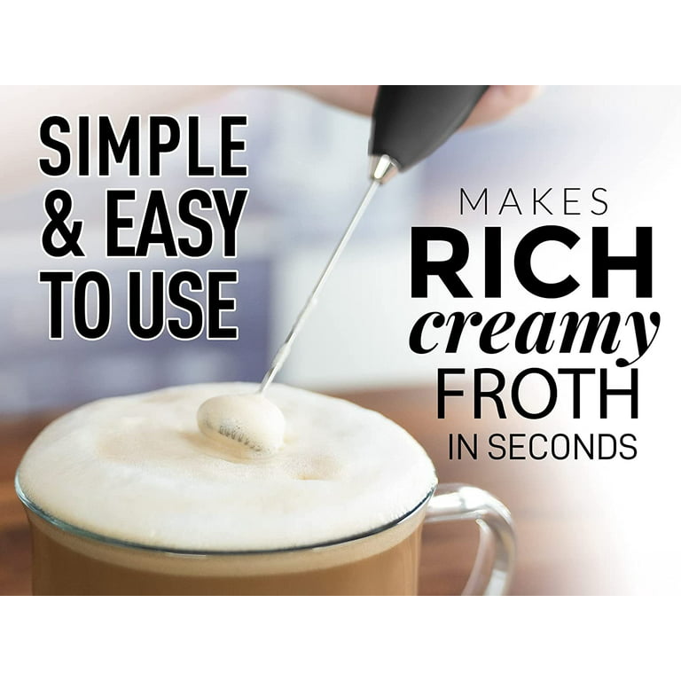 Electric Milk Frother Handheld for Coffee, Automatic Handheld Milk Beater  Foam Maker for Stirring Bar Kitchen Drink Foamer Cappuccino, Latte, Matcha