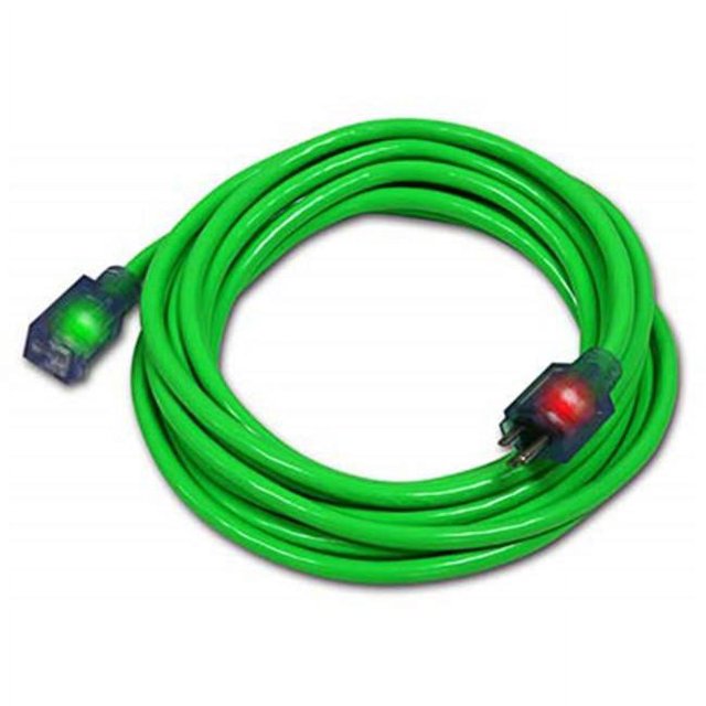 Century Wire & Cable 250582 Rallonge Verte Pro Glo de 50 Pi, 14 par 3