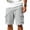 Gray, variant on Mens Casual Sweat Cargo Cotton Shorts Drawstring Elastic Waist Athletic Workout Gym Jogger Shorts with Pockets Gray,L