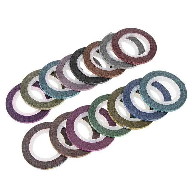 Cinta de Líneas de 14 colores Sunnimix Bricolaje 3D Decoración de Uñas