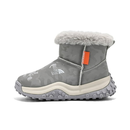 

Girls boys kids snow boot winter outdoor lint warm anti-skidding cold weather shoes