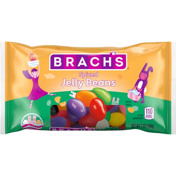 Brach's Spiced Jelly Bean, Easter Candy, Easter Basket Stuffers, 7oz