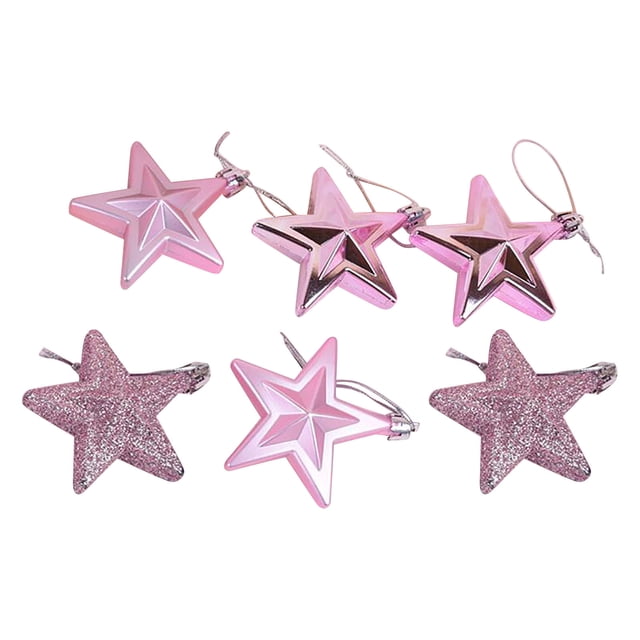 Christmas Tree in A Box Christmas Decorations Christmas Tree Decorations 7Cm Christmas Five-Pointed Star Christmas Decorations Tree Ornaments Christmas Tree Decorations Ornaments