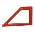 thumbnail image 1 of Regla de ángulo trapezoidal, regla para carpintería, escala métrica, escuadra, regla para carpintería de ángulo recto, parte superior de la línea NikouMX herramienta, 1 of 8