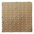 thumbnail image 4 of Bimba Brown Heart & Dots Printed Pure Silk Scarf Neck Wrap Summer Hair Bandanas For Women 40 x 40 Inches, 4 of 6