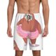 thumbnail image 1 of Balery Sloth with Donuts1 Pantalones cortos de pijama de punto de algodón para hombre con cinturilla y bolsillos-Medium, 1 of 6