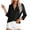 Black, variant on RYRJJ Women's Elegant Blouses Satin Silk Button-Down Shirts Long Sleeve Casual Work Tunic Tops with Pocket(Black,S)