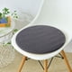 thumbnail image 4 of Cojín de asiento de espuma de punto redondo 13.7"x13.7" | Patrón vintage, lavable a máquina, almohadilla gruesa de confort para sillas de oficina, comedor, interiores y exteriores | Gris oscuro,, 4 of 8