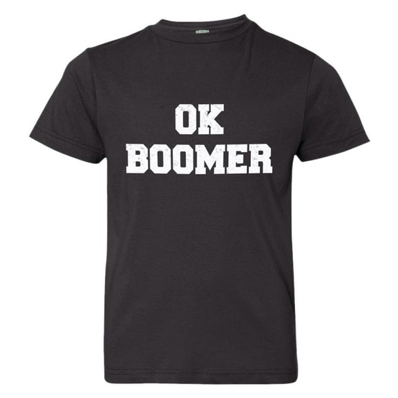 Youth OK Boomer Distressed Climate #okboomer Global Warming Shirt HQ Tee