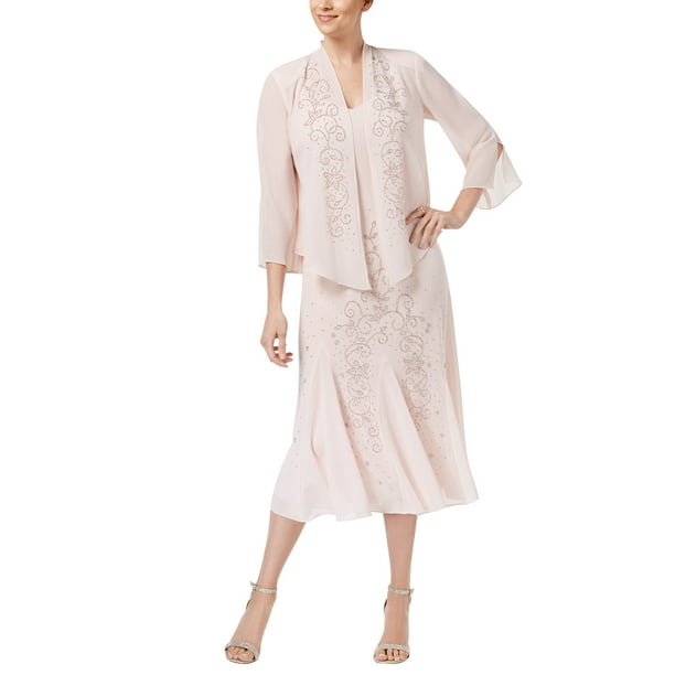 R&M Richards - R&M Richards Women's Beaded Jacket Dress ...
