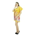 thumbnail image 3 of Bimba Women Bohemian Printed Kaftan Dress Cotton Short Tunic Beach Caftan, 3 of 9