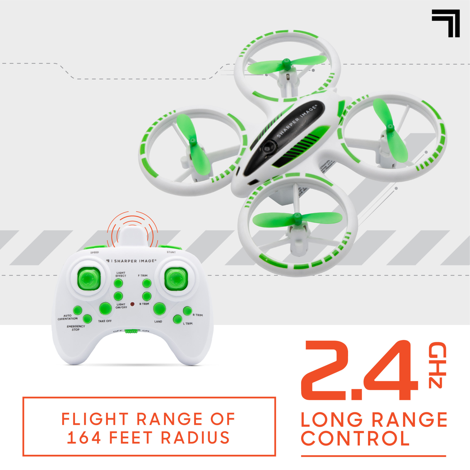 Sharper Image® 2.4GHz RC Glow up Stunt Drone with LED Lights, 8.8 in x 3.5 in - image 4 of 11
