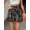 Floral 6, variant on Women's High-Waisted Printed Wide-Leg Skort — Elastic Waist, Anti-Exposure, Flowy, Casual, and Versatile