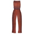 thumbnail image 4 of Tribal Geometric Sleeveless Party Wear Romper Jumpsuit Pants, 4 of 10