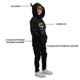 thumbnail image 3 of Batman Suit Boy's 2-Pack Cosplay Zip Front Hoodie & Joggers Set-14, 3 of 7