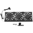 thumbnail image 2 of Ventilador de RefrigeracióN Universal GPU 3X90Mm ARGB IluminacióN de SincronizacióN 5V Direccionable RGB Silencioso Chasis PCI Tarjeta GráFica Ventilador Enfriador, 2 of 8