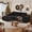 Black, variant on LLappuil 96" Sectional Sofa, Modular Sectional Couch with Right Chaise, Deep Seat Corduroy Cloud Sofa for Living Room Black