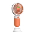 thumbnail image 1 of Yuarrent Ventilador recargable Mini y portátil Operación silenciosa Agarre cómodo Opción de forma de fruta Compacto Electrodomésticos tipo+4, 1 of 6