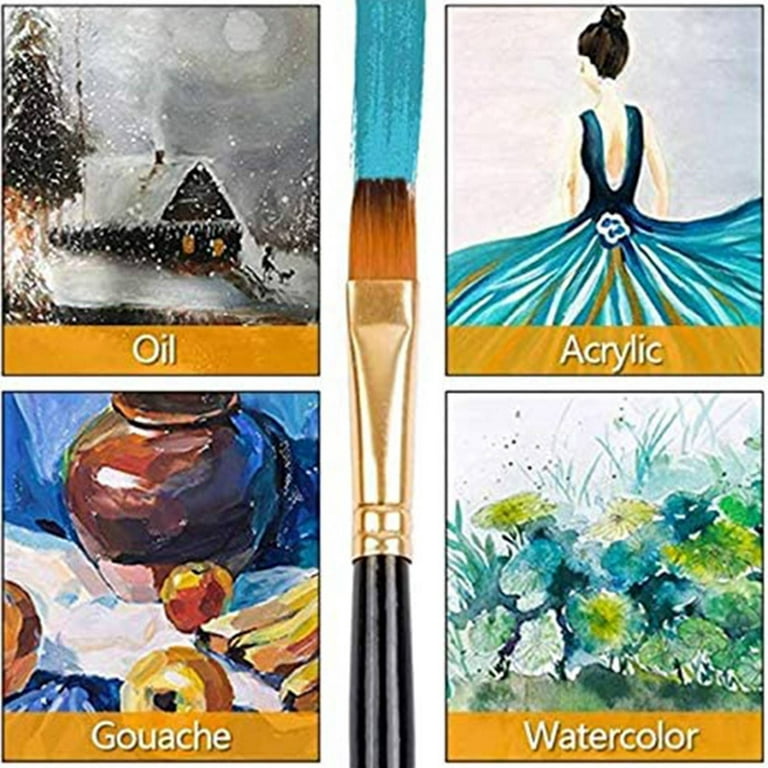  Craft Paint Brush Set 50pc - Assorted Palette Knives and Paint  Brushes for Acrylic Painting, Watercolor, Oils, Tempera - Art Supplies  Value Pack : Everything Else