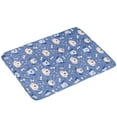 thumbnail image 3 of Pet Cooling Mat, Reusable Water Absorbent Washable Dog Cat Pee Pad, Non-Slip Quilted Sleeping Cushion for Small Medium Dogs Cats Kittens Puppies, Indoor Crate Sofa Floor Training Pet Blanket, 3 of 6