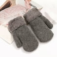 thumbnail image 2 of Big Clearance! Gloves for Cold Weather, Baberdicy Thermal Gloves for Womens Winter Gloves Warm Gloves Fleece Lined Knit Gloves Elastic Cuff Knit Warm Lined Gloves Winter Gloves, 2 of 4