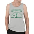 thumbnail image 2 of Beer Level Warning: Refill Immediately Men's Tank Top, 2 of 3