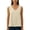 Beige, variant on Women's Breathable V-Neck Tank Top Casual Solid Color Sleeveless Shirt Versatile Summer Shell Top Lightweight Basic Layering Blouse for Ladies