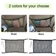 thumbnail image 3 of Cargo Net for Car Interior Roof Storage - Car Ceiling Net Pocket Overhead Top Bag Hanging Sundries Mesh Organizer with Drawstring, 3 of 9