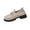 Gray, variant on Xfvqtps Womens Metal Buckle Knit Loafers Casual Shoes Thick Sole Flats for Women Breathable Mesh Slip on Shoes Comfortable Everyday Shoes Gray