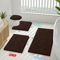 thumbnail image 3 of Luxury Chenille Bathroom Rugs 59x24, Extra Soft and Absorbent Shaggy Bath Mat, Machine Washable, Non-Slip Plush Carpet Runner for Tub, Shower, and Floor, Home Decor Accessories, Camel, 3 of 8