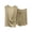 B-Beige, variant on TEAJOPSUU Women's Soft Pajama Set Lightweight Cozy Cotton Blend Pajamas Draped Cowl Neck Sleeveless Top & Drawstring Ruffle Hem Capri Pants Summer Comfy 2 Piece Loungewear Sleepwear A-Blue