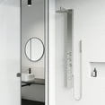 thumbnail image 5 of VIGO Sutton 58 in. H x 4 in. W 4-Jet Shower Panel System with Adjustable Round Head and Hand Shower Wand in Stainless Steel, 5 of 12