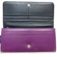 thumbnail image 5 of Pre-Owned LOEWE Long Wallet 101111 Round Nappa Leather Purple Women's 181849 (Good), 5 of 10