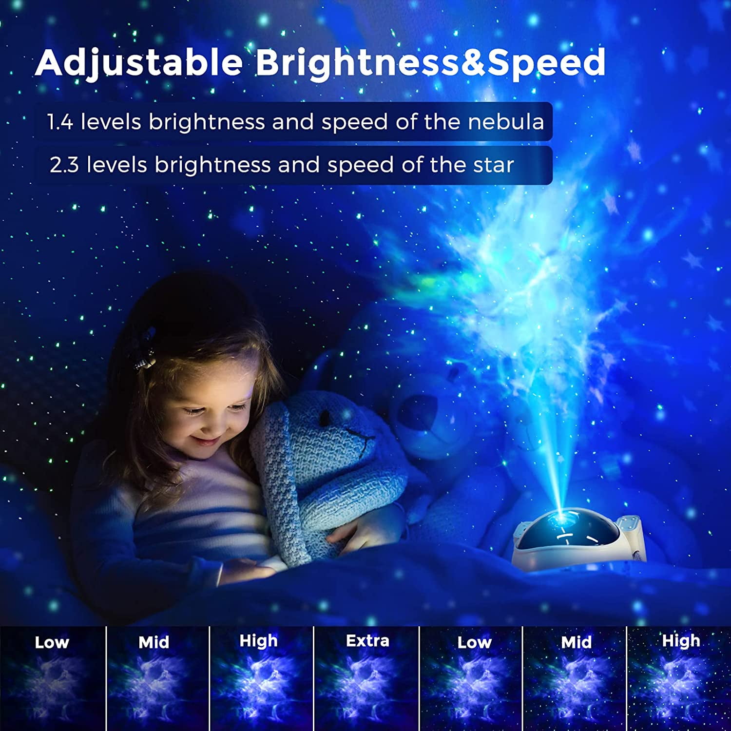 Astronaut LED Galaxy projektors Starry Sky Night Light, ICONNTECHS Astronaut  Star projektors ar taimeri un tālvadības pulti, guļamistabas un griestu  projektoram, lieliski piemērots bērniem un pieaugušajiem - ANEB0BTSZDFXFT 
