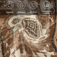 thumbnail image 5 of Brown Boho Cloth Napkins, Retro Western Rustic Ethnic Tribal Patterns Washable and Reusable Dinner Napkins Set of 6, Table Napkin for Kitchen Party Birthday Wedding Hotel Housewarming 20"x20", 5 of 8