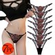 thumbnail image 2 of Bragas huecas sexis de encaje transparente para mujer, 7 piezas, ropa interior sin costuras, perspectiva de cintura baja, Tanga de encaje, bragas Fridja  nalpqowj47214, 2 of 9