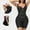 *Black, variant on Rigardu body shaper body shaper tummy control Women's Solid Color High Waist Hip Lifting Crotch Opening High Elastic Waist And Body Shaping Jumpsuit A L