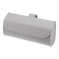 thumbnail image 1 of Estuche para Gafas de Sol del Coche Único Bargains Magnético Universal Soporte para Gafas de Visera de Coche Cuero Gris 17x7.5cm 1 Pcs, 1 of 1