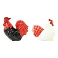 thumbnail image 6 of Ebros Chicken Black Rooster And White Hen Magnetic Salt And Pepper Shakers Set, 6 of 6