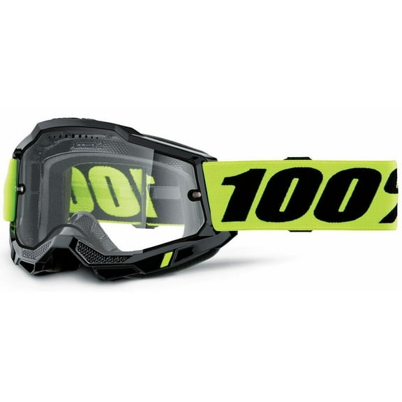 100% Accuri 2 Enduro MTB Goggles - Neon/Clear