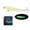 B, variant on Luminous Crankbait Fishing Lures Full Body Glow in Dark Hard Lure Minnow Popper Swimbait with Treble Hooks Freshwater Saltwater Night Fishing Tackle