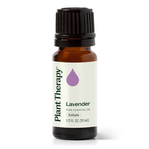 Plant Therapy Lavender Essential Oil 100% Pure, Undiluted, Aromatherapy Diffuser for Relaxation and Body Care, Healthy Skin and Hair, 10 mL