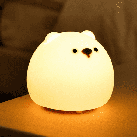 

Children s Cute Night Light Animal Shaped Night Light Silicone Bedside Lamp Warm Lamp 7 Color USB Charging Mini Lamp Bedroom Decoration